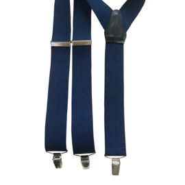 Bretels elastiek Donkerblauw 35mm breed