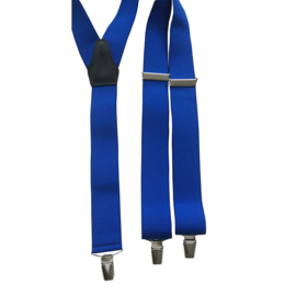 Bretels elastiek Kobaltblauw 35mm breed