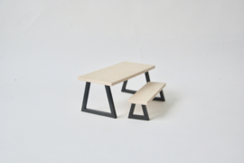 Design tafel zwart