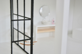 Bathroom closet “white and wood”