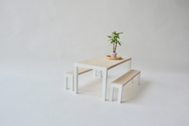 Bench at modern table 1:6