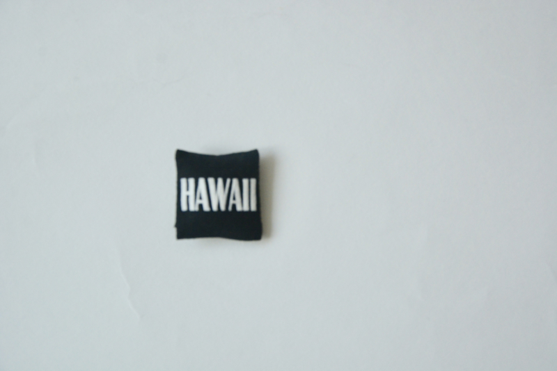 Kussentje “Hawaii” black
