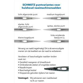 Schmetz gemengd nr.70+80+90