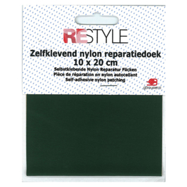 Zelfklevend nylon reparatiedoek ~ donkergroen (461)