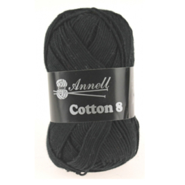 Cotton 8 kleur 59 (zwart)