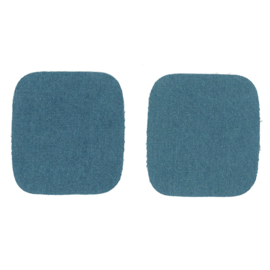 Kniestukken jeans ~ kleur 235 (lichtblauw)
