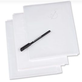 Plastic folie voor patronen - 611298