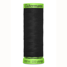 Extra fijn ~ kleur 000 (zwart)(Gütermann)