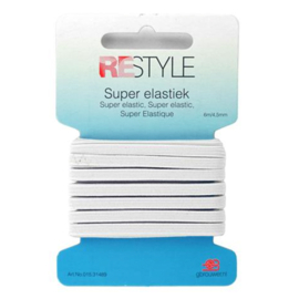 Super elastiek ~ wit