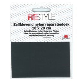 Zelfklevend nylon reparatiedoek ~ grijs (002)