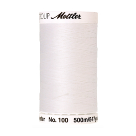 Naaigaren 500 meter ~ kleur 2000 (wit)(Mettler Seralon)