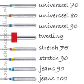 Schmetz combinatiesetje 9 stuks