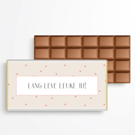 Chocoladewikkel Lang leve leuke jij!