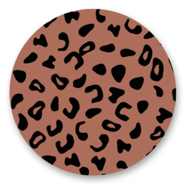 Sticker Leopard terra | 5 stuks