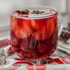 Mulled Pear & Cranberry Punch