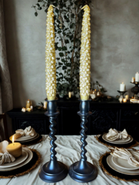 Pinetree Dinnercandle Gold
