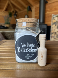 Voetenbadzout ‘Van Harte Beterschap’