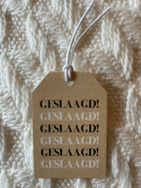 Geslaagd!