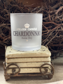 Waxinelicht houder ‘Chardonnay’