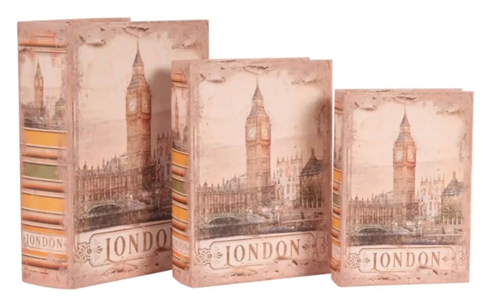 Boekendoos 27 cm London