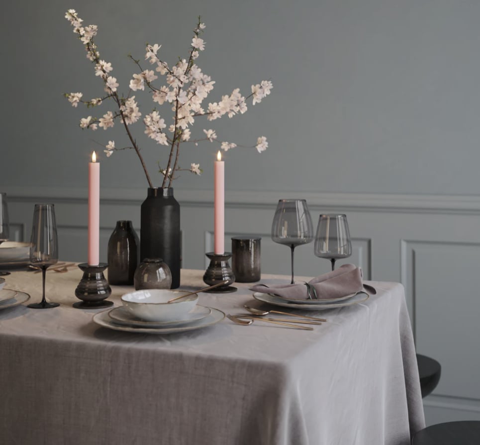 Led Dinerkaars Licht Roze