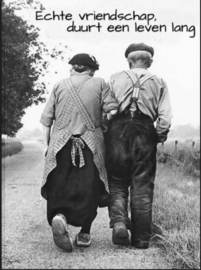Echte vriendschap…