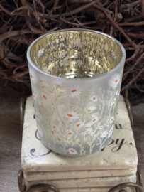 Waxine glaasje ‘Daisy’