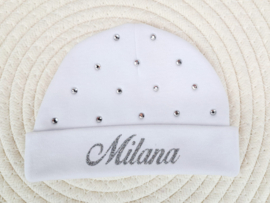 Muts naam en strass