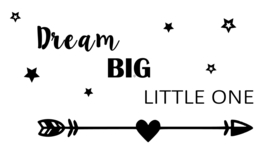 Muursticker Dream BIG little one