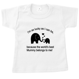 Shirt olifantjes Best mummy