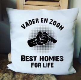 Kussen vader en zoon