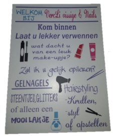 Welkom in mijn ... naam salon ...