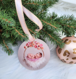 Kerstbal metaal foto
