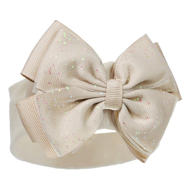Haarband beige/koffie
