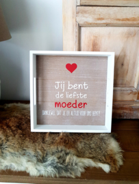 Dienblad jij bent de liefste
