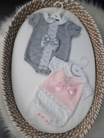 Romper Luxury Bow Roze