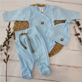 Zyzio 3 delig setje Light blue