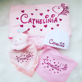 Geboorte set middel ROZE
