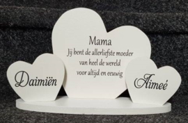 Hartjes Mama jij bent de allerliefste moeder