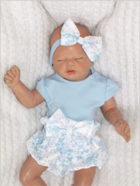 Zuzia Summer wit/blauw 3-delig
