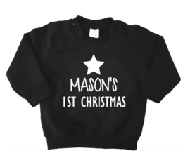 Sweater 1st CHRISTMAS naam