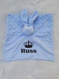 Knuffeldoek konijn met naam