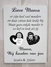 Fotobord lieve mama