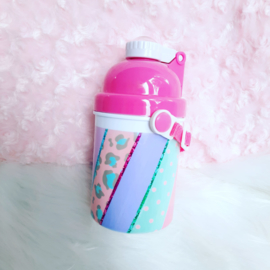 SET Broodtrommel + drinkbeker flamingo