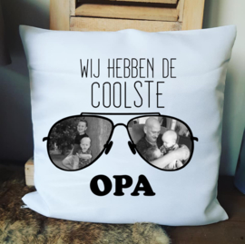 Kussen Wij hebben de coolste Opa