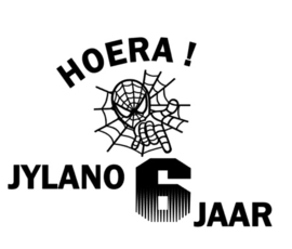 Verjaardags- sticker spiderman