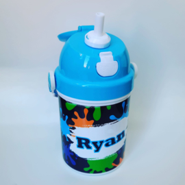Drinkbeker gekleurde spetters