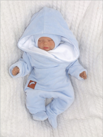 Zyzio winterpak velours Blauw