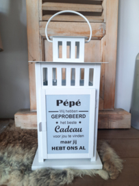 Foto lantaarn Pépé