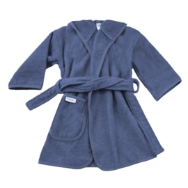 Badjas Uni Line, Silk blue